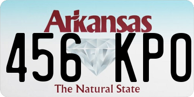 AR license plate 456KPO