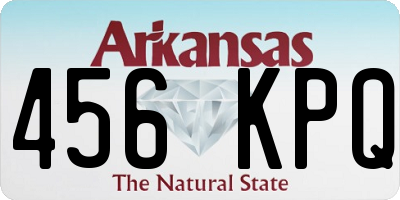 AR license plate 456KPQ