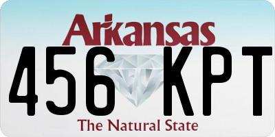 AR license plate 456KPT