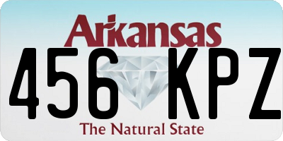 AR license plate 456KPZ