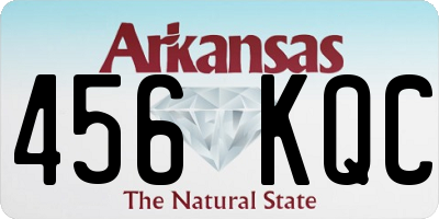 AR license plate 456KQC