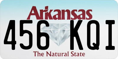 AR license plate 456KQI