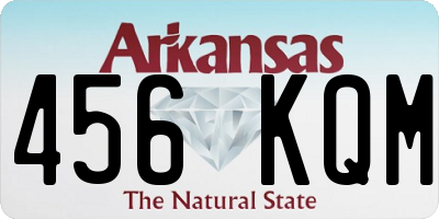 AR license plate 456KQM
