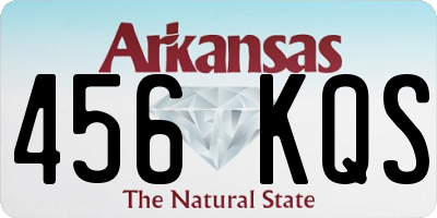 AR license plate 456KQS