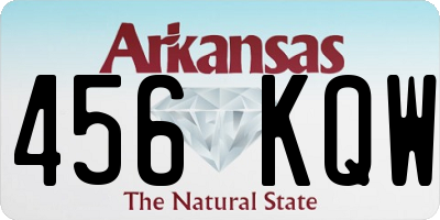 AR license plate 456KQW