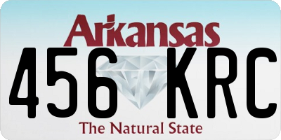 AR license plate 456KRC