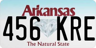 AR license plate 456KRE