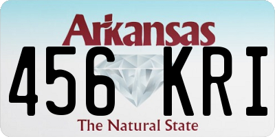 AR license plate 456KRI