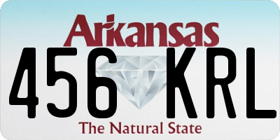 AR license plate 456KRL