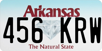 AR license plate 456KRW