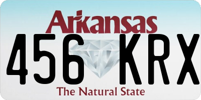 AR license plate 456KRX