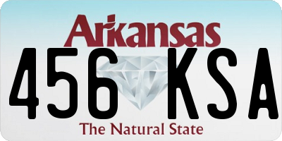 AR license plate 456KSA
