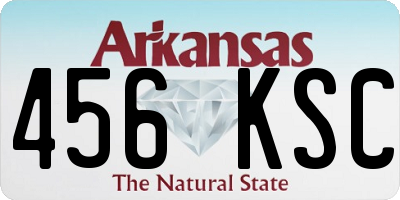 AR license plate 456KSC