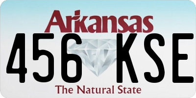 AR license plate 456KSE