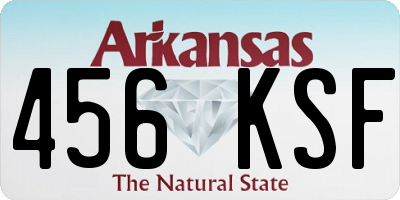 AR license plate 456KSF