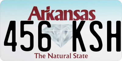 AR license plate 456KSH