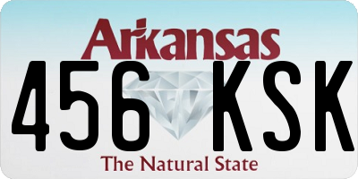 AR license plate 456KSK