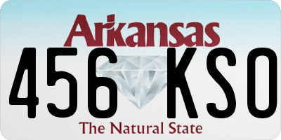 AR license plate 456KSO