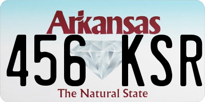 AR license plate 456KSR