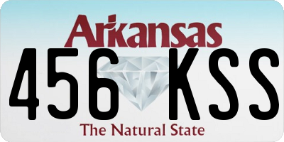 AR license plate 456KSS
