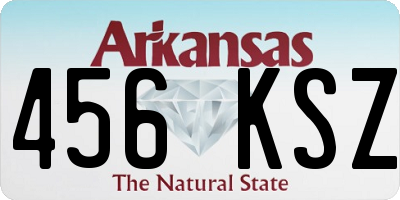 AR license plate 456KSZ