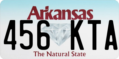 AR license plate 456KTA