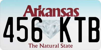 AR license plate 456KTB