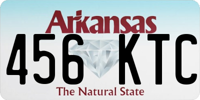 AR license plate 456KTC