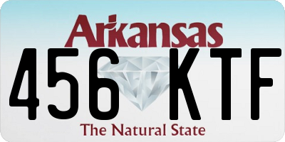 AR license plate 456KTF