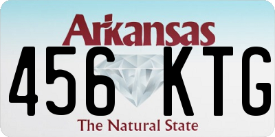 AR license plate 456KTG