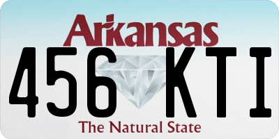 AR license plate 456KTI