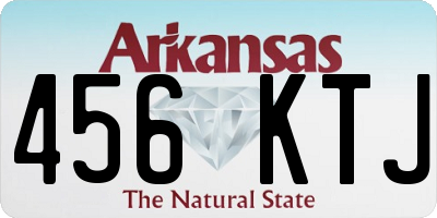 AR license plate 456KTJ