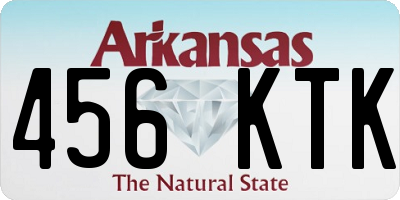 AR license plate 456KTK