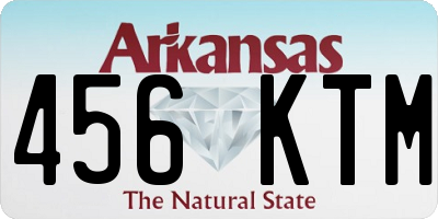 AR license plate 456KTM