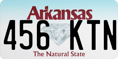 AR license plate 456KTN