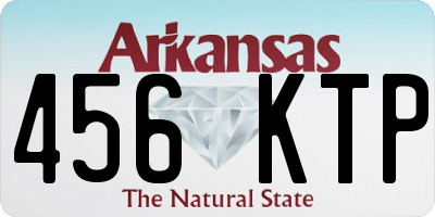 AR license plate 456KTP