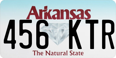 AR license plate 456KTR