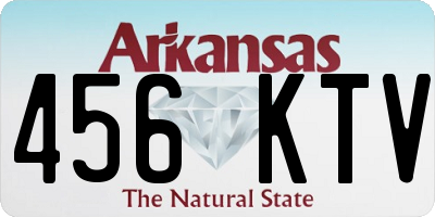 AR license plate 456KTV