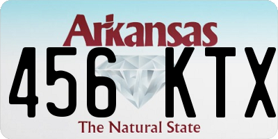 AR license plate 456KTX