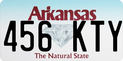 AR license plate 456KTY