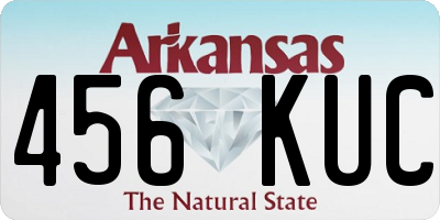 AR license plate 456KUC