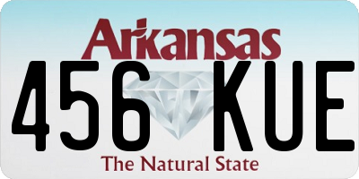 AR license plate 456KUE