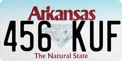 AR license plate 456KUF