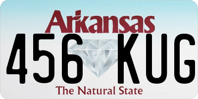AR license plate 456KUG