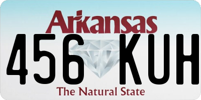 AR license plate 456KUH