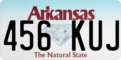 AR license plate 456KUJ