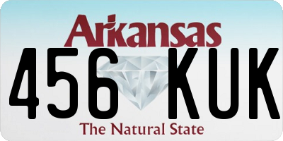 AR license plate 456KUK