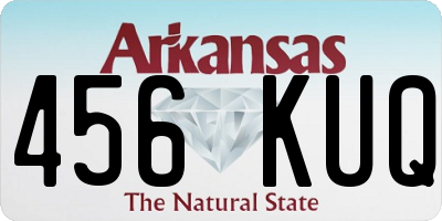 AR license plate 456KUQ