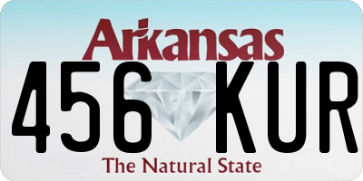 AR license plate 456KUR