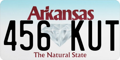 AR license plate 456KUT